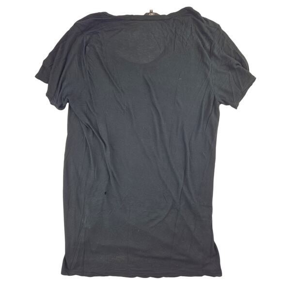 Obey | Black, Distressed Skull & Jawbone T-shirt | Size Medium - Picture 5 of 6